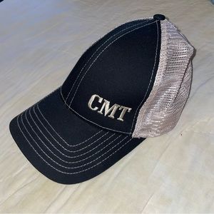 CAP AMERICA “CMT” Distressed Trucker Cap Country Music SWAG Unworn Adjustable
